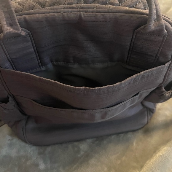 LUG GRAY  Mini Puddle Jumper Crossbody Tote Bag. - Picture 8 of 13